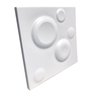 Forma 3D Gesso e Cimento ABS 1mm - Luas 32x32 cm - 5