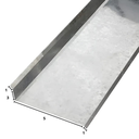 Ver imagem 2 de 1,90 Metros de Rufo Galvanizado Externo para Parede Corte 10