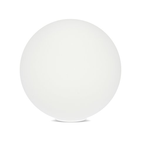 Globo Lustre Bolinha Em Vidro Leitoso Orby 12x12 cm