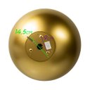 Ver imagem 6 de Plafon Tonia Meia Lua Ouro 50cm LED 36W Br Quente Fg007 Starlux St2397