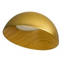 Ver imagem 1 de Plafon Tonia Meia Lua Ouro 50cm LED 36W Br Quente Fg007 Starlux St2397