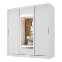 Ver imagem 2 de Guarda-Roupa 3 Portas com Espelho Araçá CabeCasa MadeiraOriginals Branco