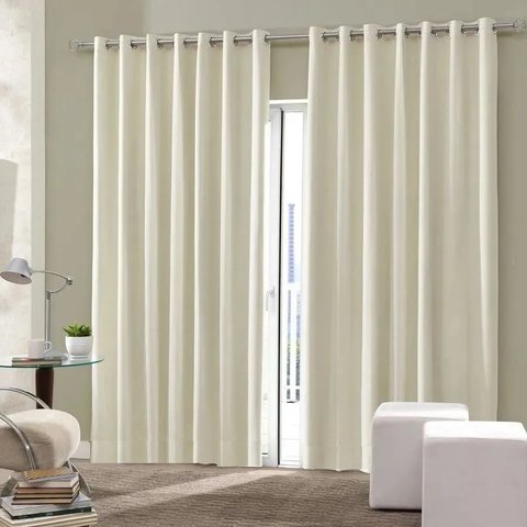 Cortina Blackout 2,80 X 2,50 Colecao Nova - Admirare: Bege