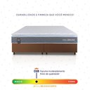 Ver imagem 4 de Conjunto Box Marrom Luanda Cinza Espuma D28 King 193x203x62 - King House
