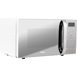 Micro-ondas Philco Limpa Fácil 20l Espelhado Branco Pmo23eb 20l - 127v - 4