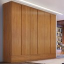 Ver imagem 1 de Guarda Roupa Casal 6 Portas Paris Bianchi Móveis: Nature