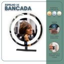 Ver imagem 7 de Espelho Bancada Redondo 60cm com 2 Leds Touch Reduna
