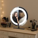 Ver imagem 1 de Espelho Bancada Redondo 60cm com 2 Leds Touch Reduna