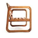 Ver imagem 6 de Conjunto Área Externa Madeira Maciça 2 Poltronas 1 Namoradeira e Mesa de Centro Curve