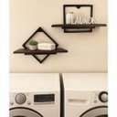 Ver imagem 6 de Kit Nicho com Ferro Prateleira em Madeira Pinus Conjunto Decorativo para Parede