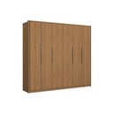 Ver imagem 2 de Guarda Roupa Casal 6 Portas e 4 Gavetas T581 Canela - Kappesberg