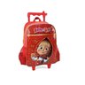 Mochila Masha e o Urso com Rodas Vermelha - 1