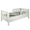 Ver imagem 1 de Cama Infantil Encanto 100% Mdf com Grade de Proteção Lateral - Branco