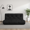 Ver imagem 3 de Futon Sofa Cama King sem Base de Madeira 1,60m X 1,90m Preto