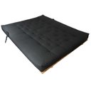 Ver imagem 1 de Futon Sofa Cama King sem Base de Madeira 1,60m X 1,90m Preto
