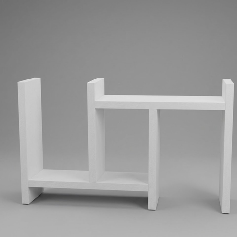 Nicho Organizador de Mesa Extensível em Mdf Branco Cód.833