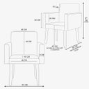 Ver imagem 3 de Poltrona Decorativa Pé Palito Sala Quarto - Jl Decor Cor:rosa