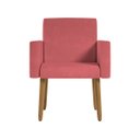 Ver imagem 4 de Poltrona Decorativa Pé Palito Sala Quarto - Jl Decor Cor:rosa
