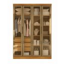 Ver imagem 2 de Guarda-Roupa Modulado Reflecta 4 Portas com LED 3 Gavetas e Nichos 100% MDF Cairo