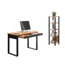 Ver imagem 2 de Kit Mesa Escrivaninha com Gaveta e Estante Nicho 100% Mdf