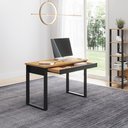 Ver imagem 1 de Kit Mesa Escrivaninha com Gaveta e Estante Nicho 100% Mdf