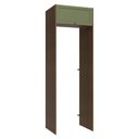Ver imagem 1 de Porta-geladeira 73 Cm 1 Porta Basculante Rustic/verde Vik Madesa
