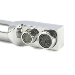 Torneira Gourmet Misturador Monocomando com Saída para Água Quente-fria e Filtrada Cromada de - 2