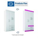 Ver imagem 4 de Quarto Infantil com Guarda-Roupa 3 Portas Berço Mini Cama e Organizador Mariana Espresso Móveis