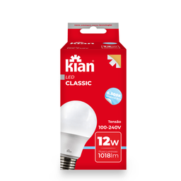 Kit 10 Lâmpada Led Bulbo A60 12w 6.500k Branca Fria Bivolt Kian - 7