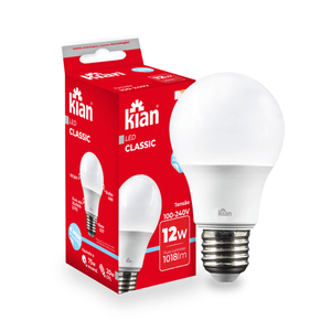 Kit 10 Lâmpada Led Bulbo A60 12w 6.500k Branca Fria Bivolt Kian