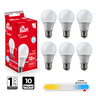 Kit 10 Lâmpada Led Bulbo A60 12w 6.500k Branca Fria Bivolt Kian - 2