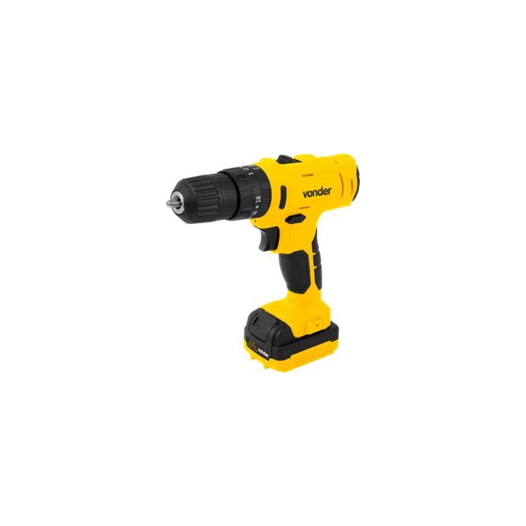 Parafusadeira  Furadeira c/ Impacto a Bateria Bivolt - 12V - PFV120i - Vonder