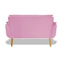 Ver imagem 3 de Namoradeira Decorativa Opala Suede:rosa