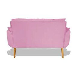Namoradeira Decorativa Opala Suede:rosa - 3
