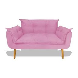 Namoradeira Decorativa Opala Suede:rosa - 1