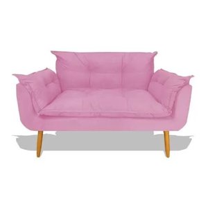 Namoradeira Decorativa Opala Suede:rosa