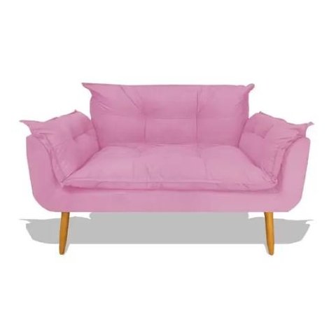 Namoradeira Decorativa Opala Suede:rosa