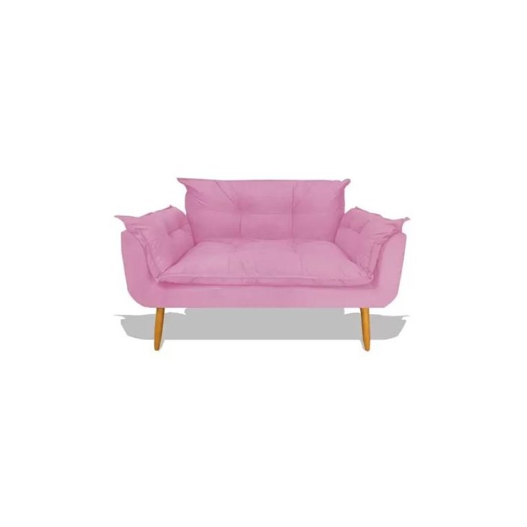Namoradeira Decorativa Opala Suede:rosa