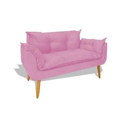 Namoradeira Decorativa Opala Suede:rosa - 2
