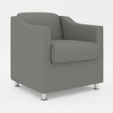 Ver imagem 2 de Poltrona Cadeira Sala Recepção Clinicas Auditórios Compacta Astra