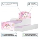 Ver imagem 3 de Bicama Infantil Tick Unicórnio Rosa