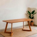Ver imagem 3 de Mesa Retangular Jantar 2,10 sem Vidro Caju Madeira/cinamomo