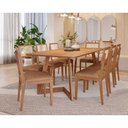Ver imagem 2 de Mesa Retangular Jantar 2,10 sem Vidro Caju Madeira/cinamomo