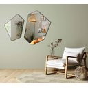 Ver imagem 2 de Conjunto 2 Espelhos de Parede Decorativos Orgânicos Martin