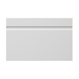 Rodapé de mdf Durafloor Easy Branco Polar 8cm x 18mm x 2,1m - 1