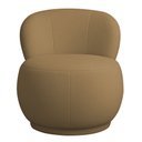 Ver imagem 4 de Poltrona Orgânica Aisha Base Fixa Bouclé Camel - Nexta Casa