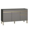 Balcão de Pia Line 150 Cm Gris - Kits Paraná - 1
