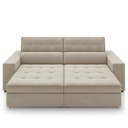 Ver imagem 6 de Sofá Retrátil Reclinável 3 Lugares 246cm Vick M22 Suede Bege - Mpozenato