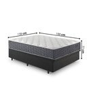 Ver imagem 3 de Base Box Baú Casal 138x188 Linho com Colchão Relax Fresh Molas Ensacadas