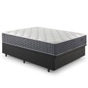 Ver imagem 2 de Base Box Baú Casal 138x188 Linho com Colchão Relax Fresh Molas Ensacadas